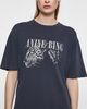 Anine Bing T-Shirt Cohen Tee Washed black S