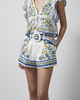 FARM Rio Shorts Emily Floral Tapestry Offwhite 25
