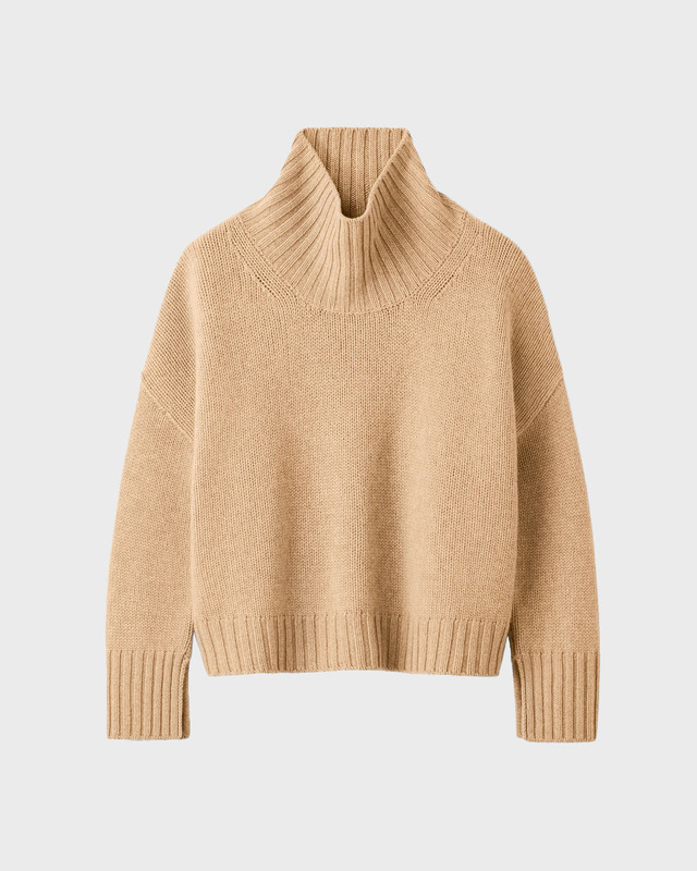 Soft Goat Striktrøje Girlfriend Camel M