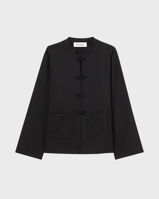 RÓHE Jacket Pankou Closure Black 34