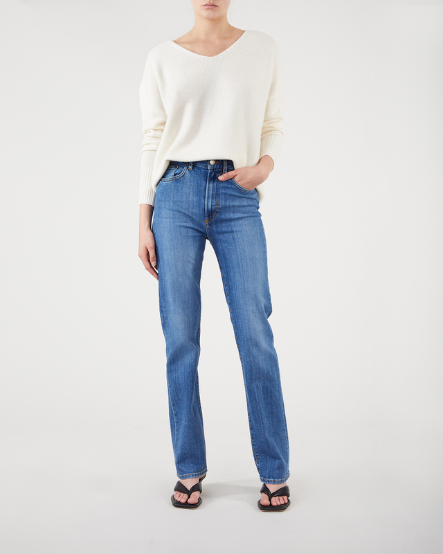 Wakakuu Icons Merle V-neck Knit Offwhite XL