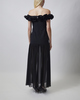 ROTATE  Klänning Crepe Maxi Flower Black 36