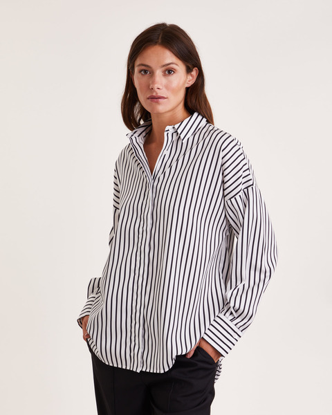 Skjorta Jada Stripe Vit/svart 1