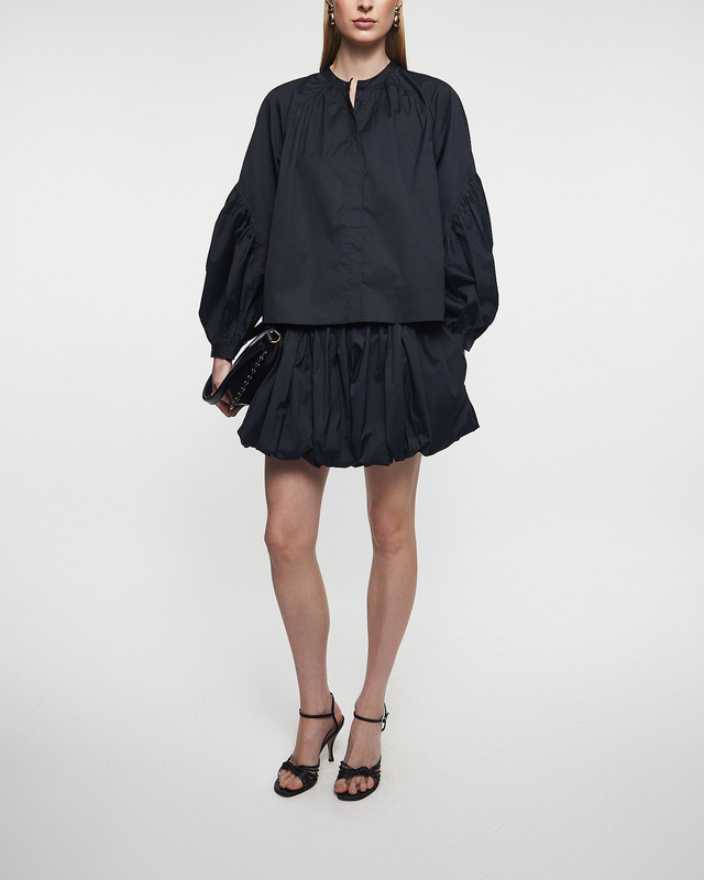 Ulla Johnson Blouse Rowena Long Sleeve Noir US 8 (EUR 40)