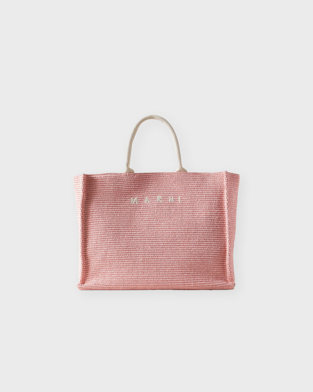 Marni Bag Raffia Tote Light pink ONESIZE