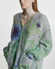 Acne Studios Kofta Knitted Tie-Dyed  Ljusgrå L