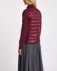 Moncler Padded Wool Cardigan  Röd S