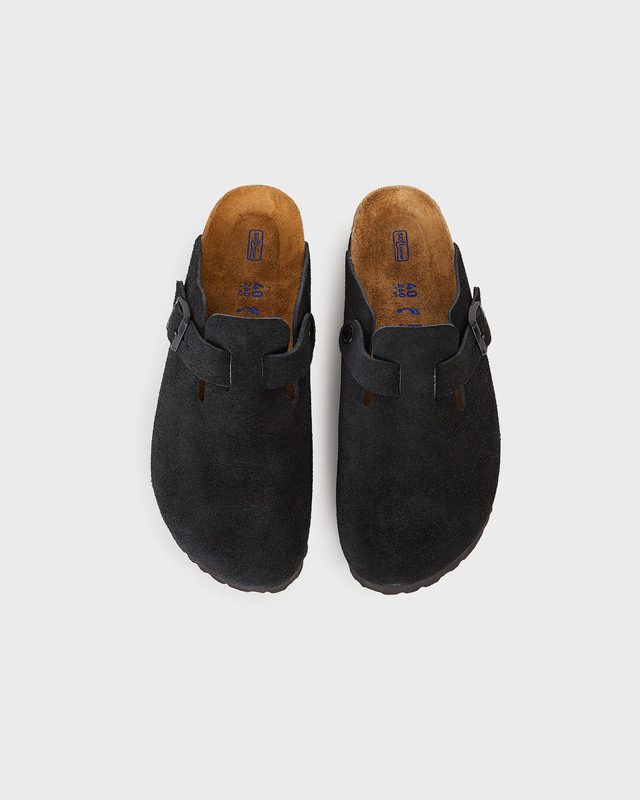 Birkenstock Tofflor boston soft footbed Svart EUR 39