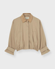 RÓHE Jacka Suede Collar Blouson Sand 34