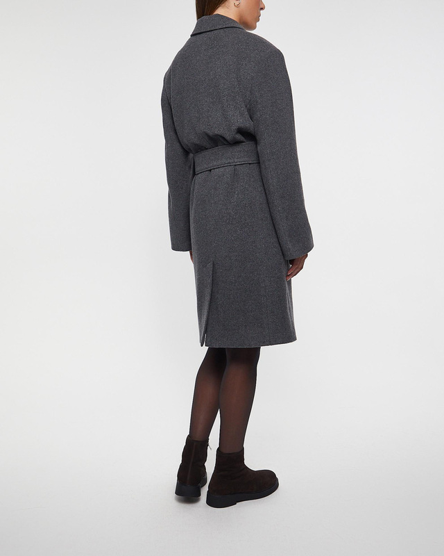 Wakakuu Icons Coat Helle Wool Cashmere Grå M