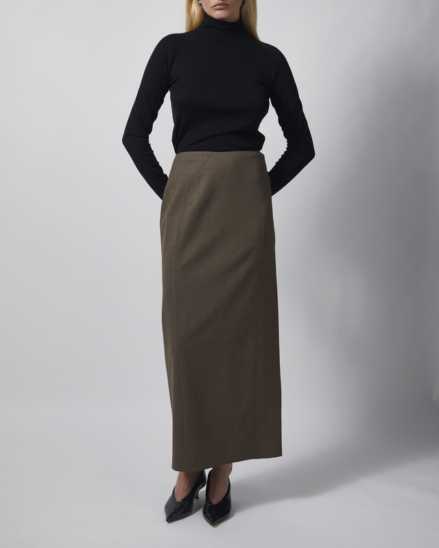 Jil Sander Kjol 148 Mörkbrun IT 42 (EUR 38)