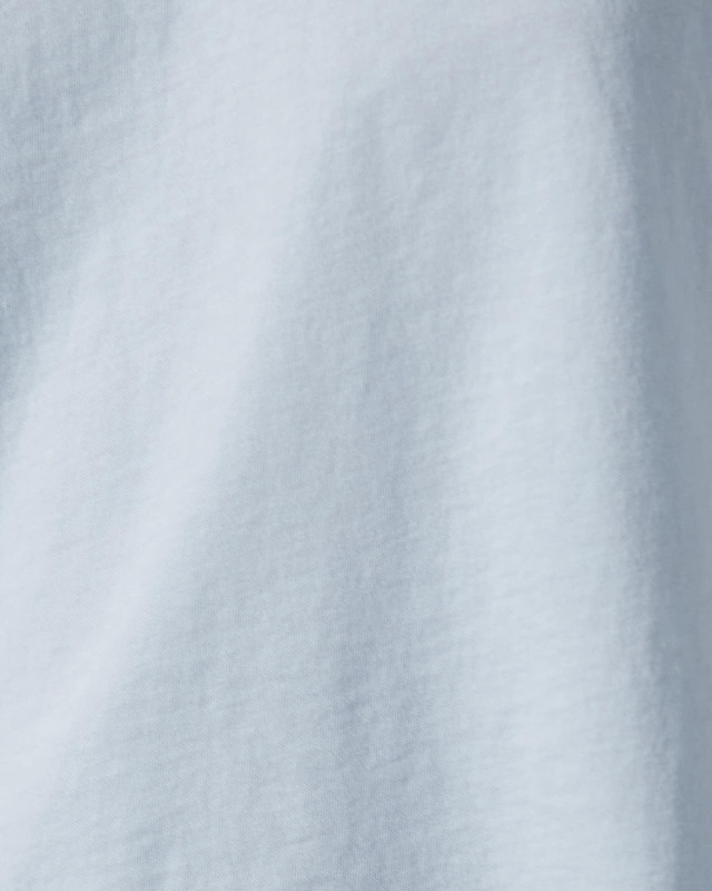 Anine Bing T-Shirt Johnny Cropped Tee Monogram Ljusblå XS