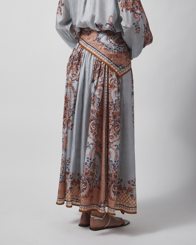 Zimmermann Skirt Midi Aster Scarf 0 (XS-S)