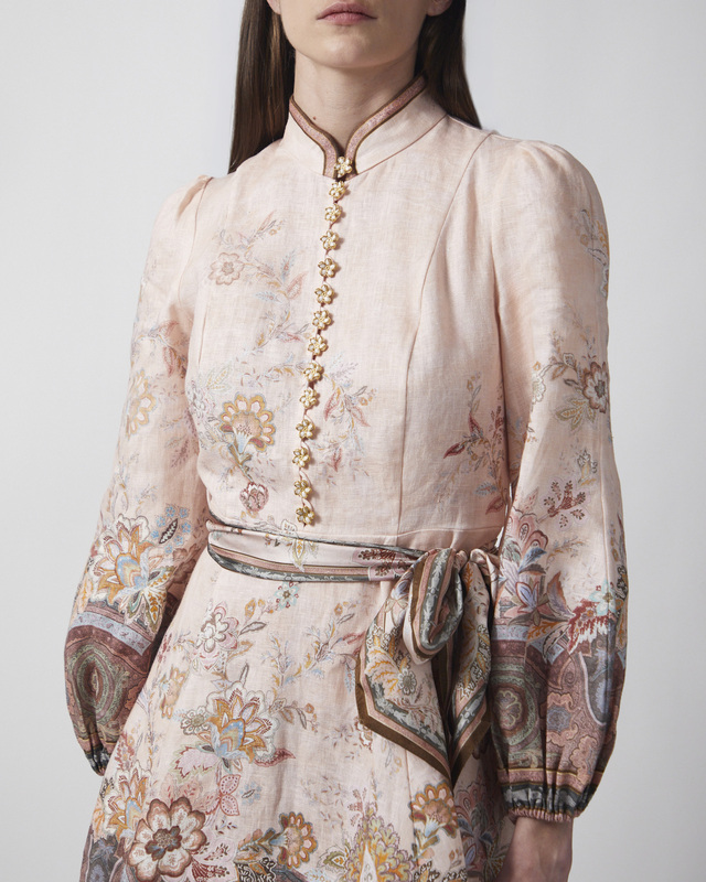 Zimmermann Kjole Alchemy Button Mini Pink 1 (S-M)