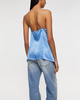Acne Studios Blouse Halter Satin Blue 34