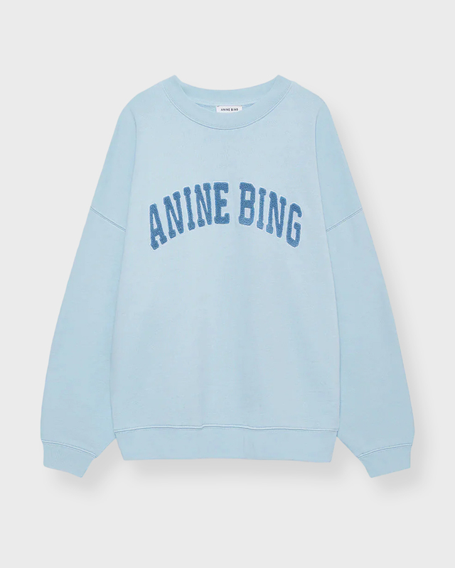 Anine Bing Sweatshirt Miles  Ljusblå S
