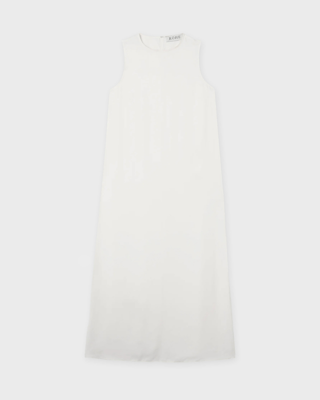 RÓHE Dress Sleeveless Fluid Satin Creme 34