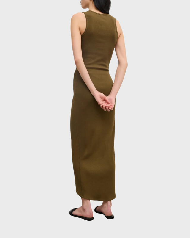 Dagmar Dress Knot Tank Dark green XS