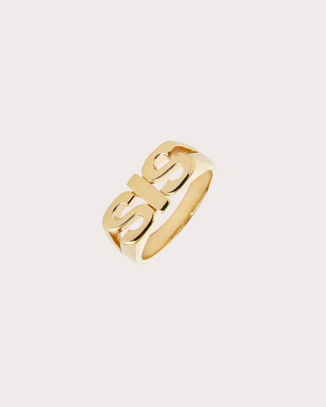 MARIA BLACK Ring Sis Ring 50 Gold HP Guld 50