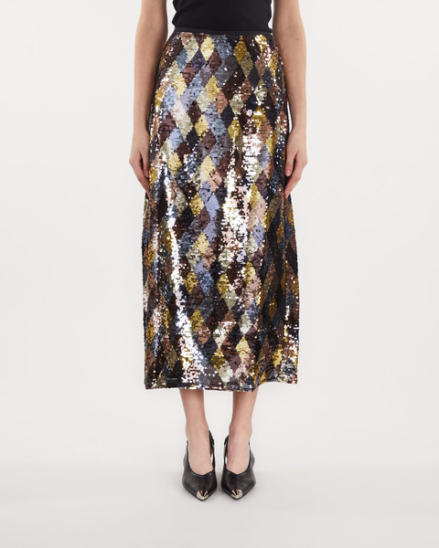 Kelly Skirt Gold Harlequin Sequin Gold 2