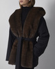 Wakakuu Icons Jacka Keen Padded Faux Fur Svart L