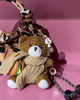 Sticky Bestie Bag Charm Teddy Brown ONESIZE