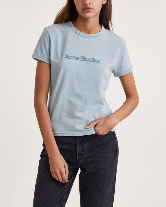 Acne Studios T-Shirt Blurred  Ljusblå L
