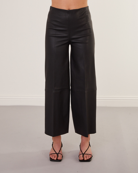 Leather trousers Clivia Black 1