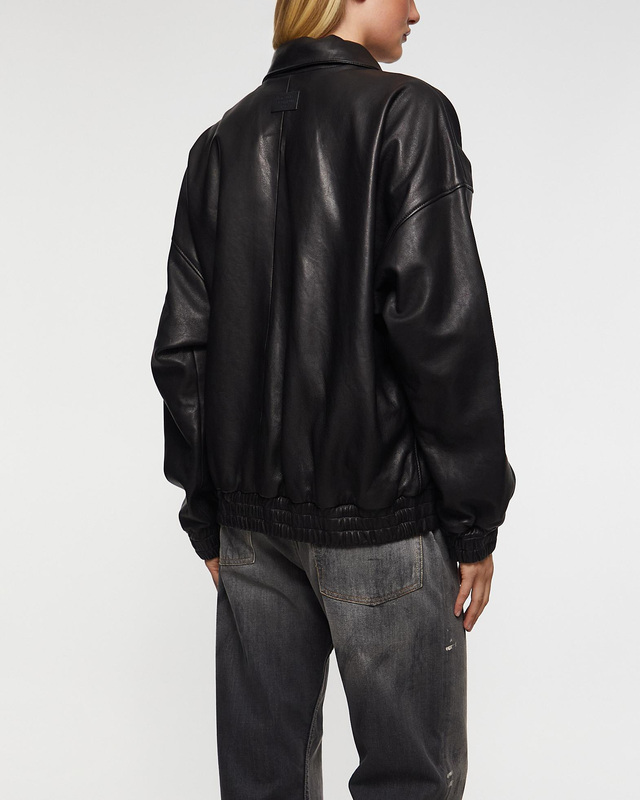 Acne Studios Jacket Relaxed Leather  Black 34