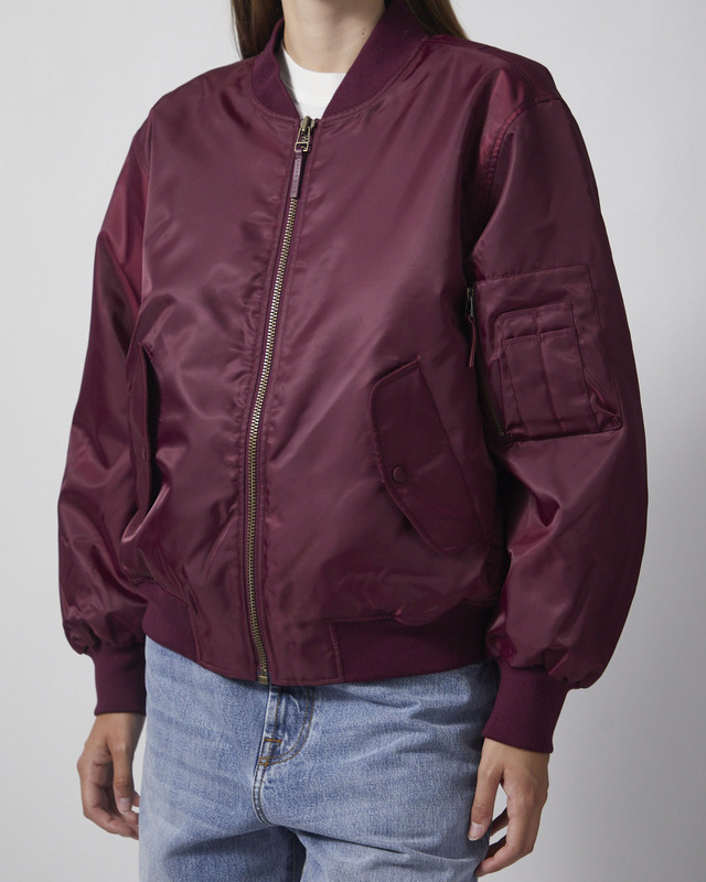 Anine Bing Bomberjakke Leon Burgundy S