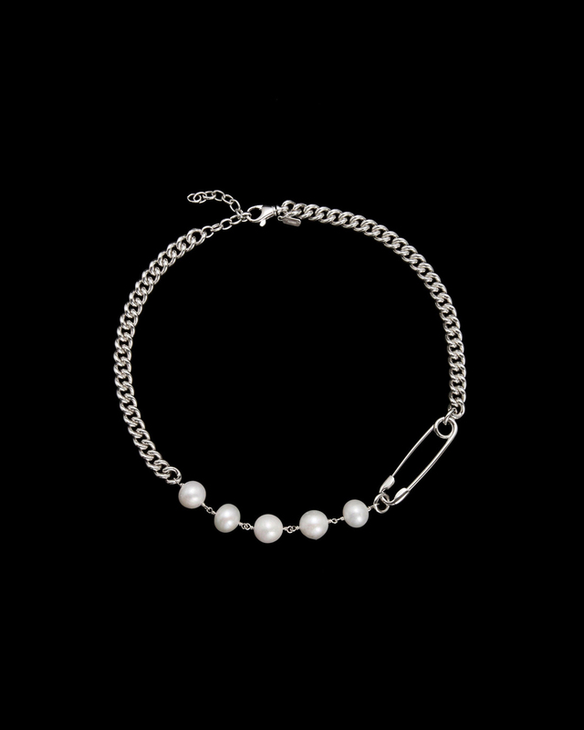 Maria Nilsdotter Rebel Necklace - Silver Silver ONESIZE