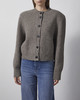 RÓHE Cardigan Statement Mouliné Taupe 40