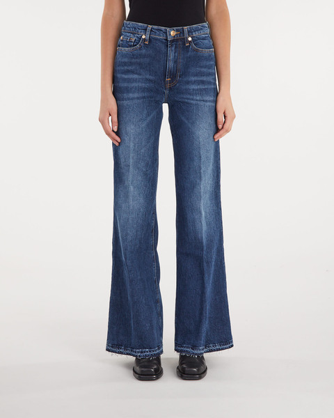 Jeans MODERN DOJO Sideline with Down Hem Mid blue  1