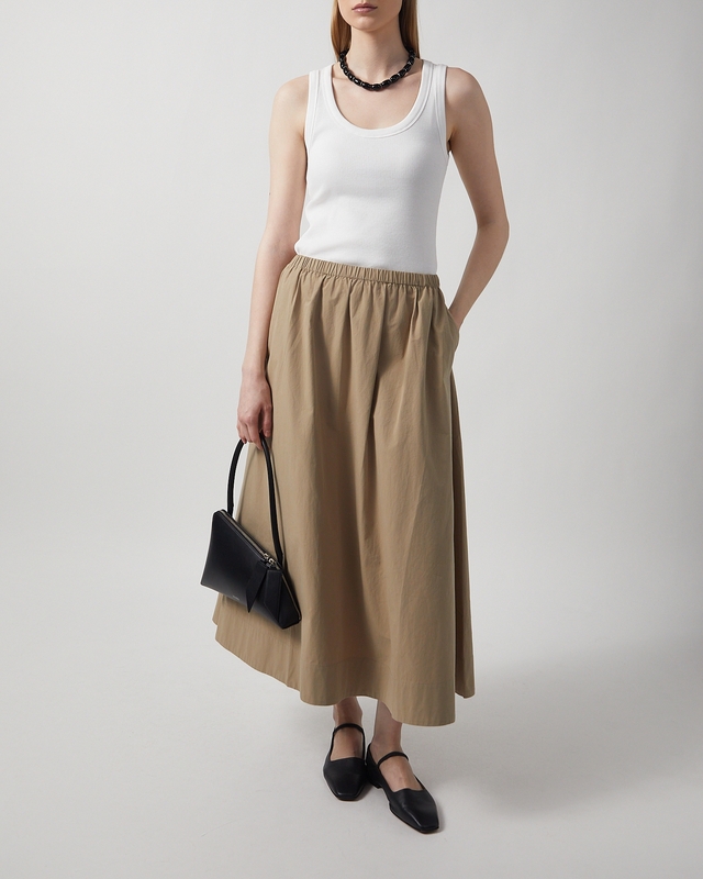 Wakakuu Icons Topp Biarritz Rib Tank Vit S