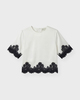 Wakakuu Icons Top Canary Lace Offwhite XL
