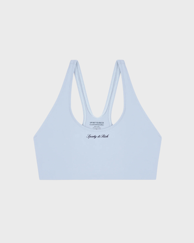 Sporty & Rich Sports-BH Signature Logo Light Blue M