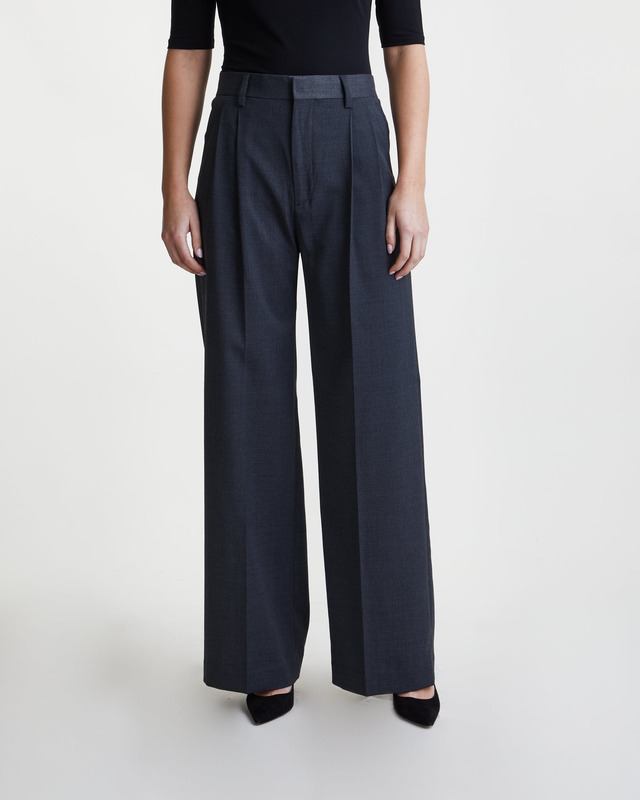 Filippa K Pants Darcey Wool Mörkgrå 36