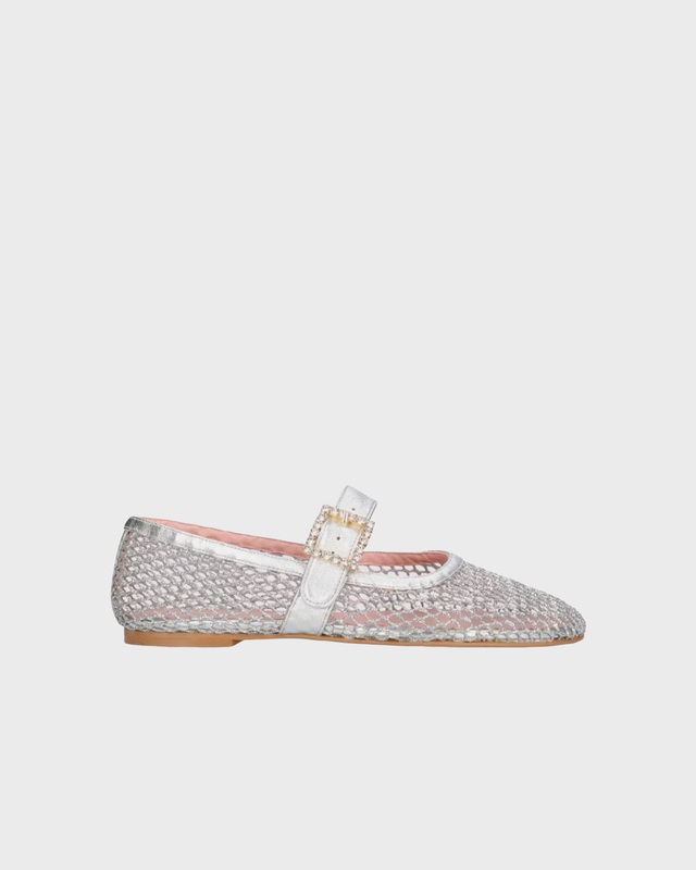Pretty Ballerinas Ballerina Faye Mesh Silver EUR 40