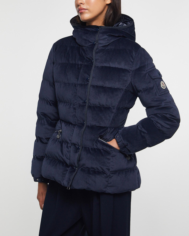 Moncler Jacket Barante Blue MONCLER 0 (XS)