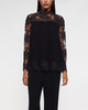Zimmermann Hypnotic Lace Yoke Top Black 2 (M-L)