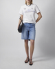 Mother Denim Shorts The Undercover Bermuda  Light blue wash 28