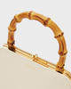 Jil Sander Väska Goji Bamboo Square  Egg shell ONESIZE