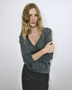 Wakakuu Icons Sweater Angler Merino Wool V-Neck Grey XL