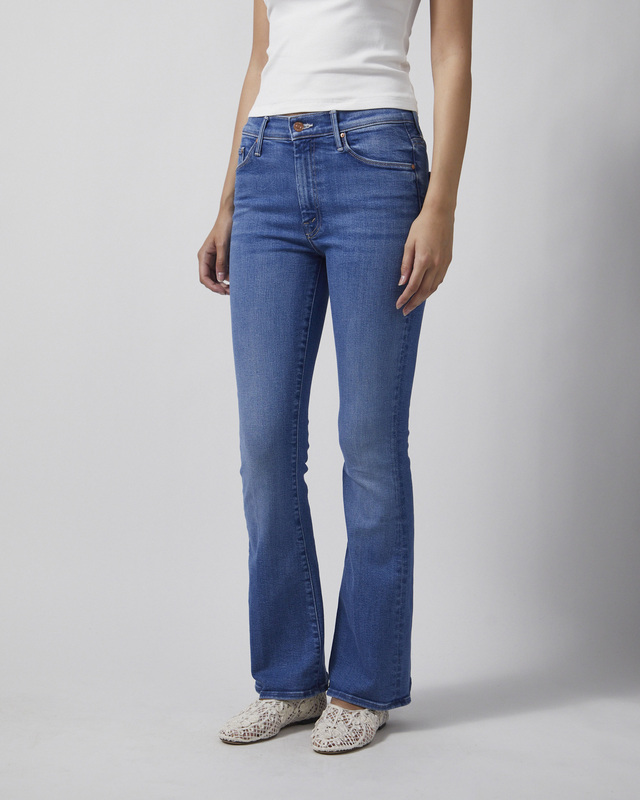 Mother Denim Jeans The Weekender Piece By Piece Washed Blue 25