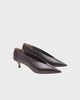 Le Monde Beryl Pumps Babouche Kitten Heel Plum EUR 41