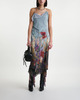 Acne Studios Dress Ruffle Strap Dusty blue 36