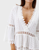 Melissa Odabash Kaftan Victoria  White M