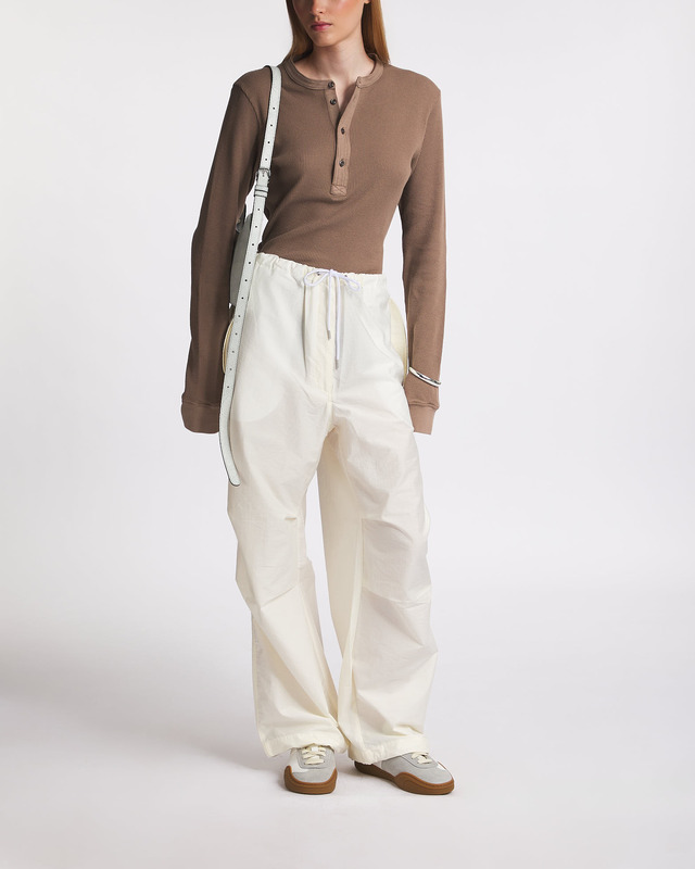Acne Studios T-Shirt Fitted Long Sleeve Taupe M