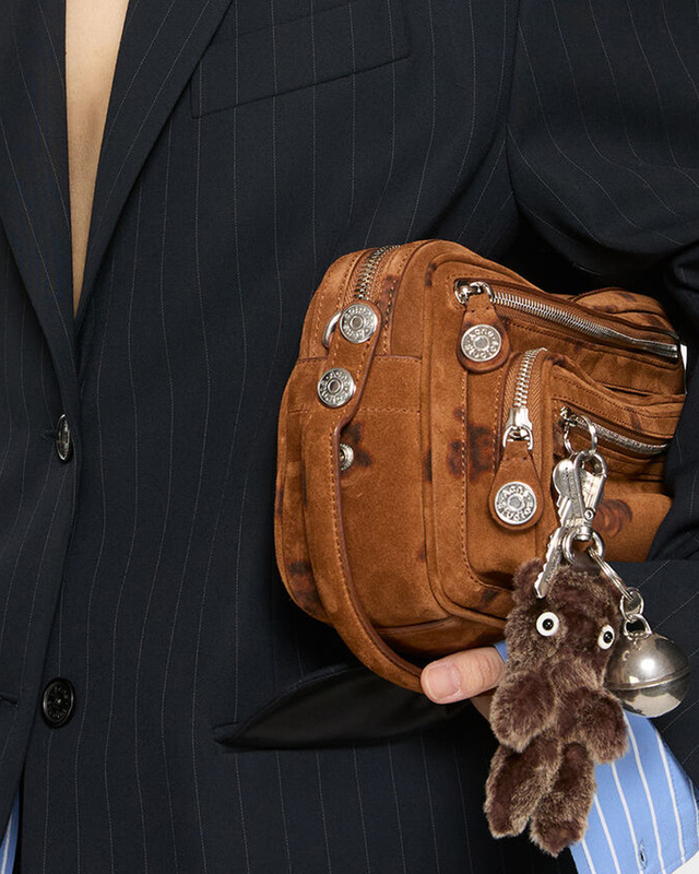 Acne Studios Keyring Teddy Bear Chocolate ONESIZE