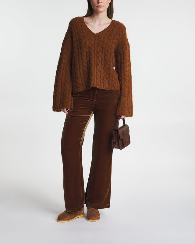 By Malene Birger Byxor Amores Röd/brun 36
